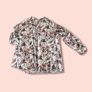 1x cotton boho blouse top